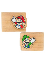 Peněženka Nintendo - Mario a Luigi Woodgrain