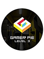 Odznak Gamer Pie - Level 3 (56mm)