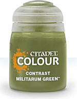 Citadel Contrast Paint (Militarum Green) - kontrastní barva - zelená