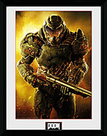 Zarámovaný Plakát Doom - Marine