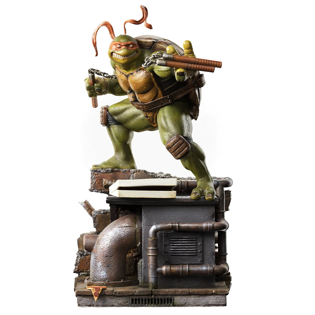 Soška Teenage Mutant Ninja Turtles - Michelangelo BDS Art Scale 1/10 (Iron Studios)