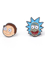 Manžetové knoflíčky Rick and Morty - Heads