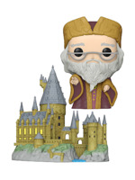 Figurka Harry Potter - Albus Dumbledore with Hogwarts (Funko POP! Town 27) (poškozený obal)