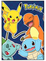 Deka Pokémon - Bulbasaur, Charmander, Squirtle and Pikachu
