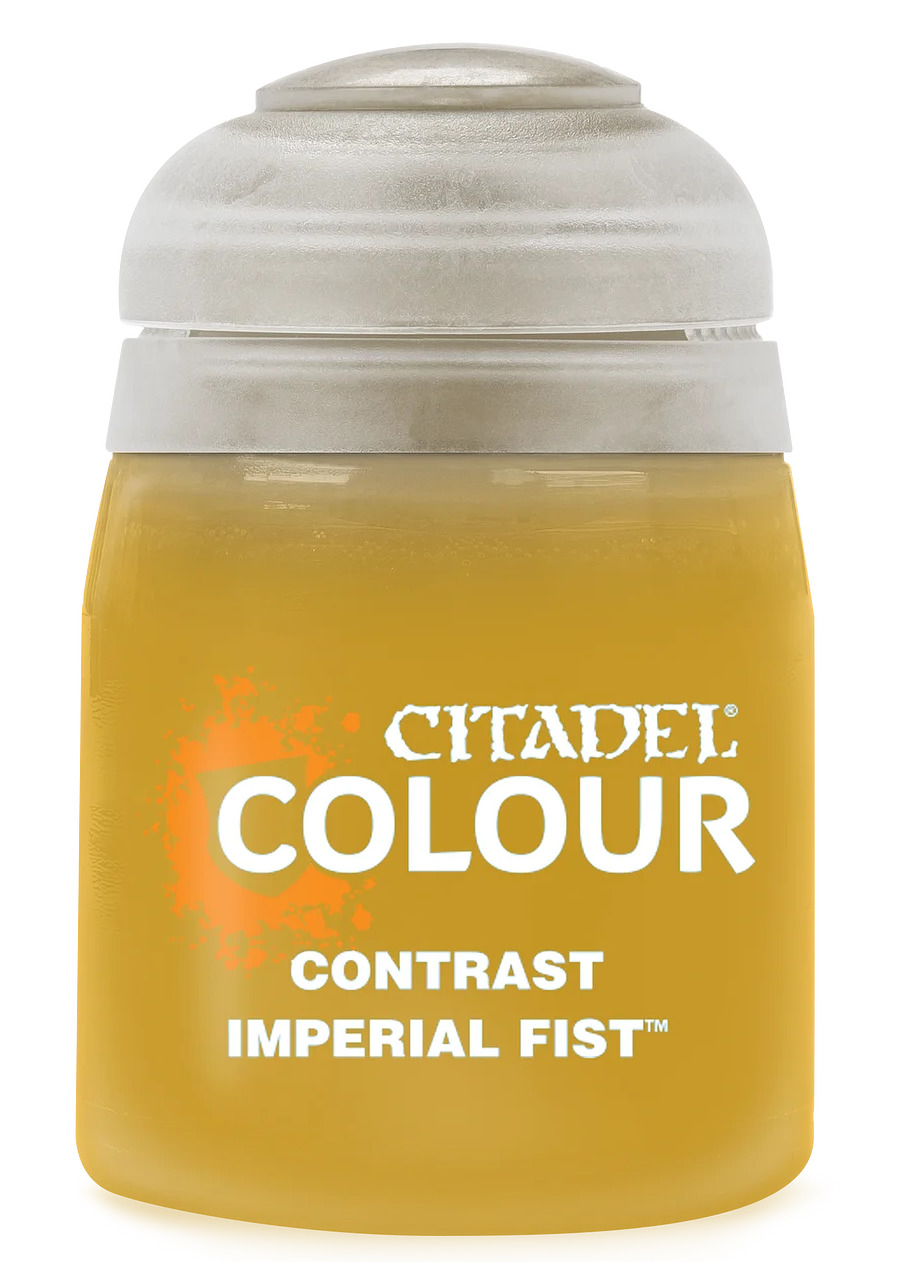 Citadel Contrast Paint (Imperial Fist) - kontrastní barva - žlutá