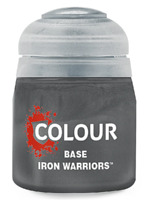 Citadel Base Paint (Iron Warriors) - základní barva, šedá