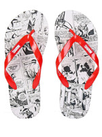 Pantofle Marvel - Comic Print (Flip flops)