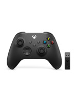 Bezdrátový ovladač pro Xbox - Černý + bezdrátový adaptér pro Windows 10/11 (XSX)