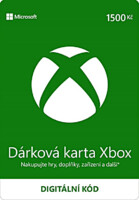 Microsoft Xbox Live - Dárková karta 1500 kč [pro CZ účty] - digital