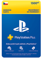 PlayStation Plus Premium - Kredit 1300 Kč (3M členství)