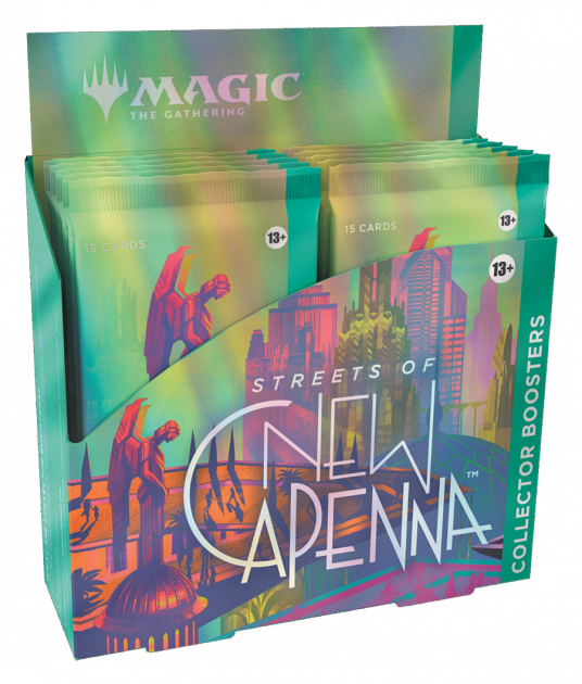 Karetní hra Magic: The Gathering Streets of New Capenna - Collector Booster Box (12 boosterů)